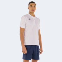 Errea Polo Vienna Short Sleeve - White Navy