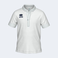 Errea Polo Vienna Short Sleeve (Junior) - White Navy