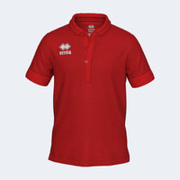 Errea Polo Vienna Short Sleeve (Junior) - Red White
