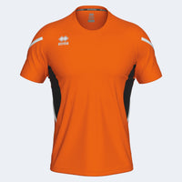 Errea Shirt Curtis Short Sleeve - Orange Black White