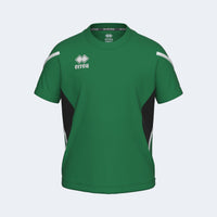 Errea Shirt Curtis Short Sleeve (Junior) - Green/Black/White