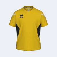 Errea Shirt Curtis Short Sleeve (Junior) - Yellow Black White