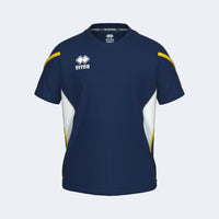 Errea Shirt Curtis Short Sleeve (Junior) - Navy White Yellow