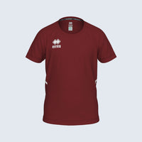 Errea Shirt Marvin Short Sleeve (Junior) - Maroon