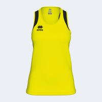 Errea Singlet Starter Woman - Yellow Fluo Black