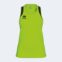 Errea Singlet Starter Woman - Green Fluo Black