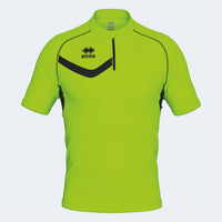 Errea Shirt Roger Short Sleeve (Junior) - Green Fluo Black