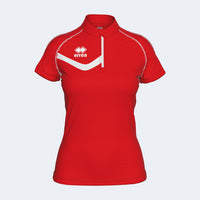 Errea Shirt Shelly Short Sleeve (Junior) - Red White