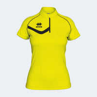 Errea Shirt Shelly Short Sleeve (Junior) - Yellow Fluo Black