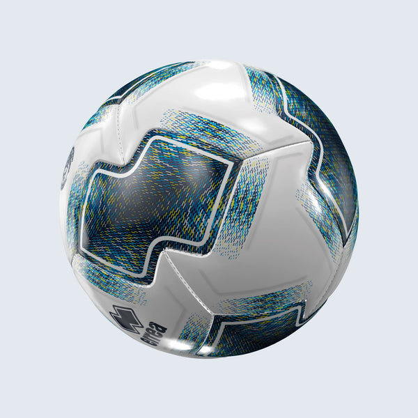 Errea New Gara Elite Ball - White Navy Safety Yellow Cyan