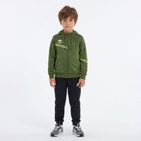 Errea Eber Sweatshirt (Junior) - Military Green Fluo White