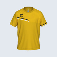 Errea Evan Shirt Short Sleeve (Junior) - Yellow Black White