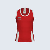 Errea Singlet Regis Woman (Junior) - Red White