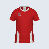 Errea Shirt Remy Short Sleeve (Junior) - Red White