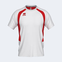 Errea Adrien Shirt Short Sleeve (Junior) - White Red