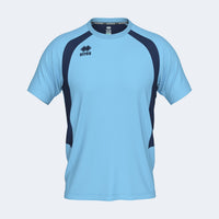 Errea Adrien Shirt Short Sleeve (Junior) - Sky Blue Navy