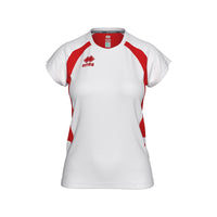Errea Shirt Anika Short Sleeve - White Red