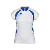 Errea Shirt Anika Short Sleeve (Junior) - White Blue