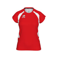 Errea Shirt Anika Short Sleeve (Junior) - Red White