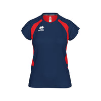 Errea Shirt Anika Short Sleeve (Junior) - Navy Red