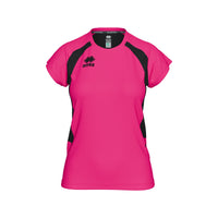 Errea Shirt Anika Short Sleeve (Junior) - Fuchsia Fluo Black