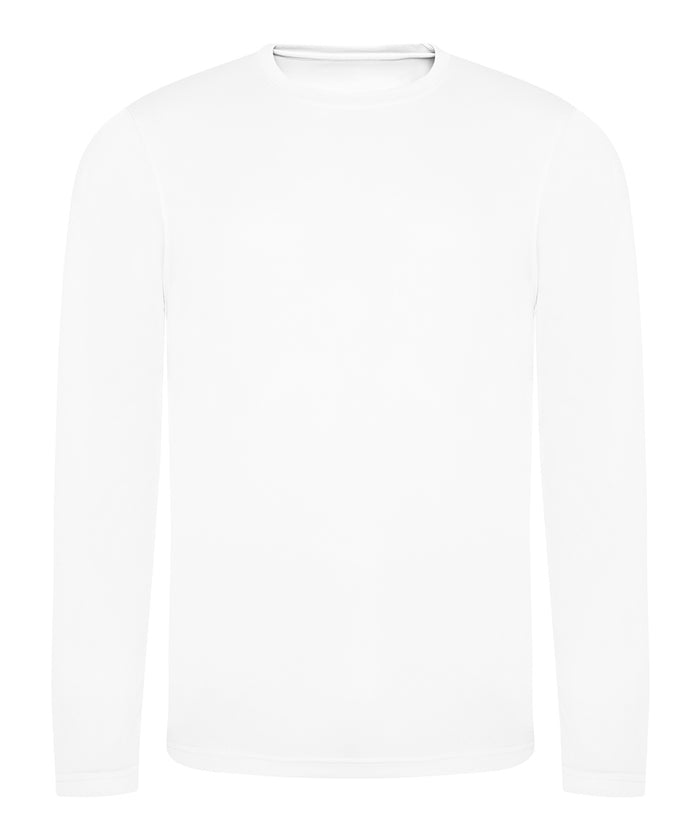 AWDis Long Sleeve Cool T - Arctic White