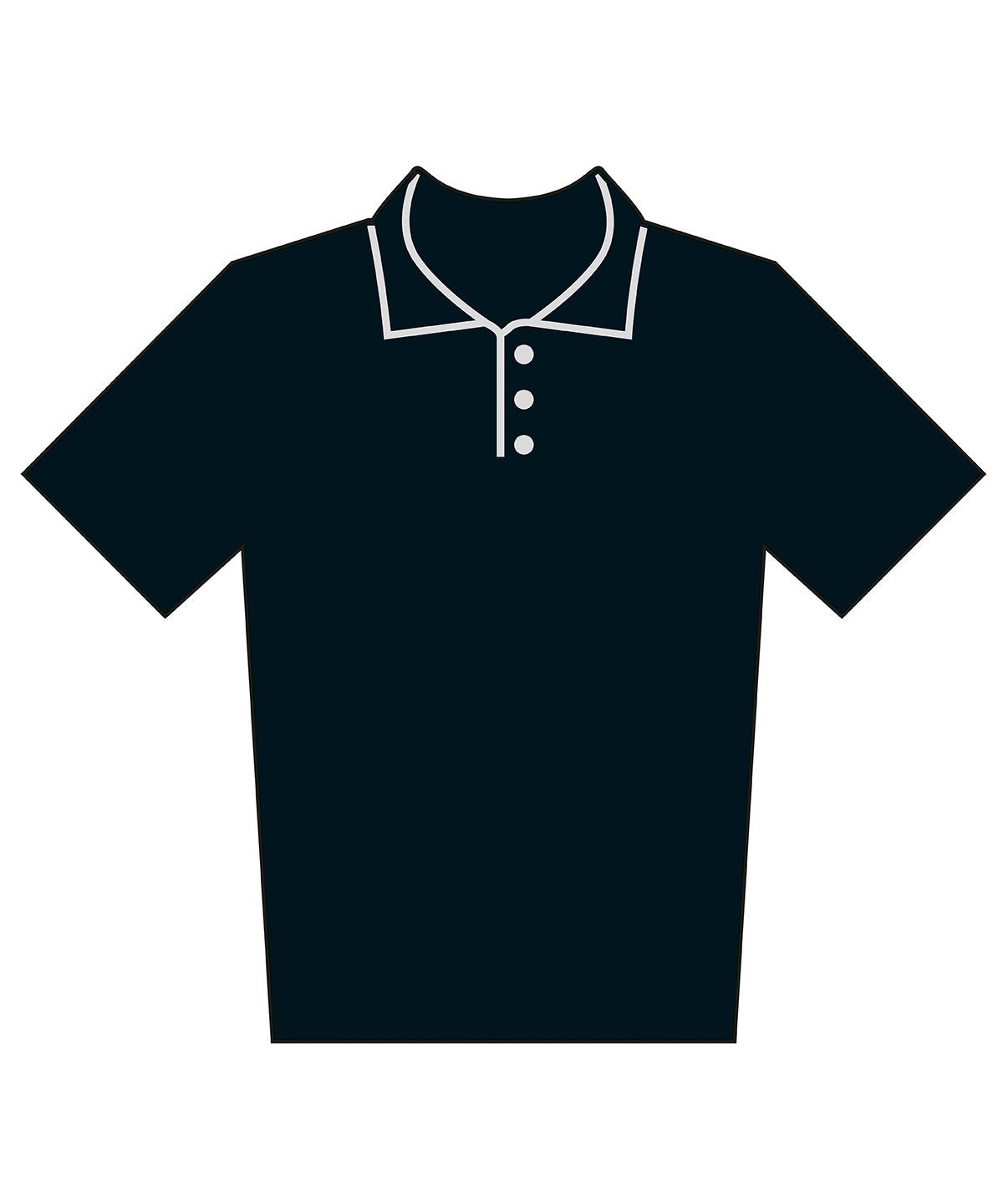 Finden & Hales Adults Team Polo Shirt - Black