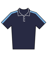 Finden & Hales Adults Team Polo Shirt - Navy/Sky