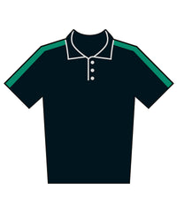 Finden & Hales Kids Team Polo Shirt - Black/Emerald