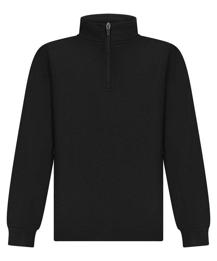 Finden & Hales Kids ¼-tracksuit Top - Black