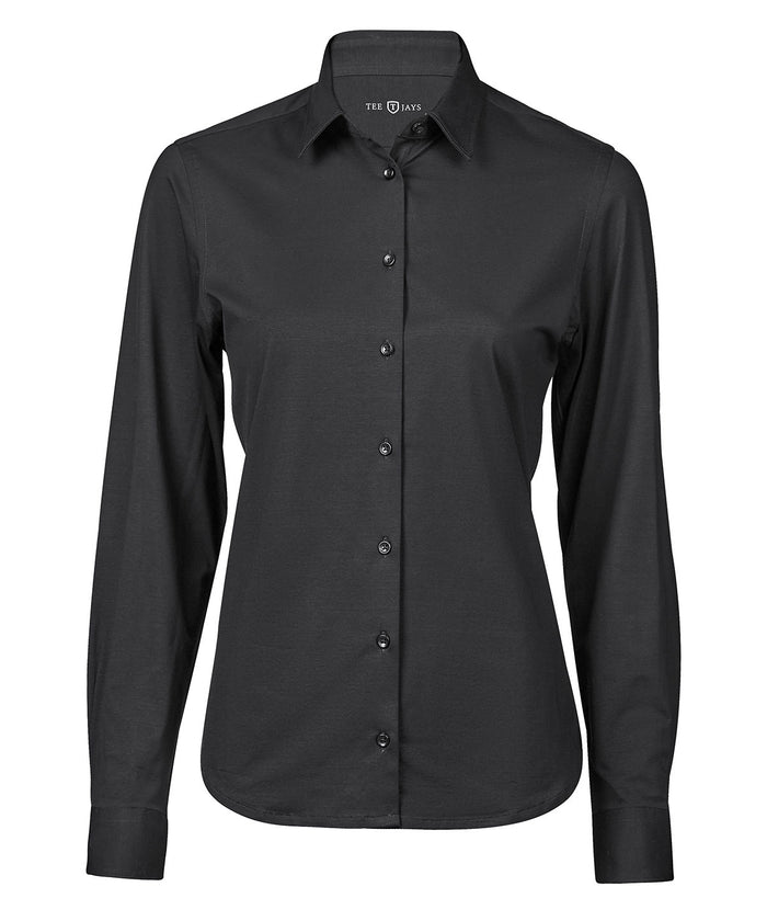 Tee Jays Women’s Active Stretch Shirt - Black