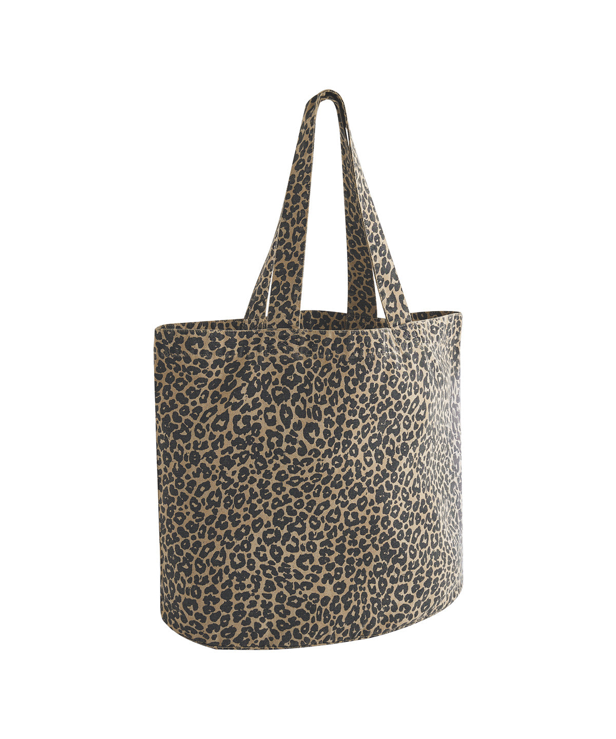 Westford Mill Leopard Print Canvas Shopper - Vintage Leopard Print