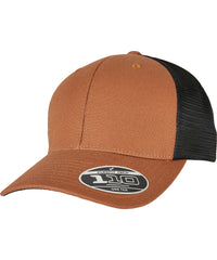 Flexfit 110 Structured Canvas Trucker - Toffee/Black