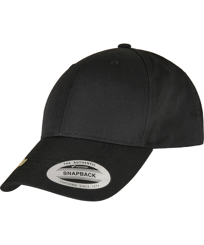 Flexfit Recycled Poly Twill Snapback - Black
