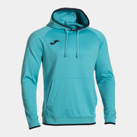 Joma Combi Premium Hoodie (Junior) - Fluorescent Turquoise Dark Navy