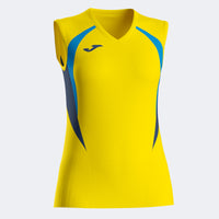 Joma Championship Sleeveless Shirt (Adult) - Royal Blue Yellow