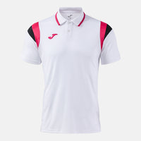Joma Terra Short Sleeve Polo - White Fuchsia