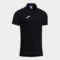 Joma Olimpiada Short Sleeve Polo (Adult) - Black