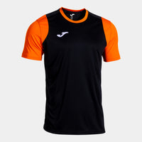 Joma Final Basket II Short Sleeve T-shirt (Junior) - Black Orange