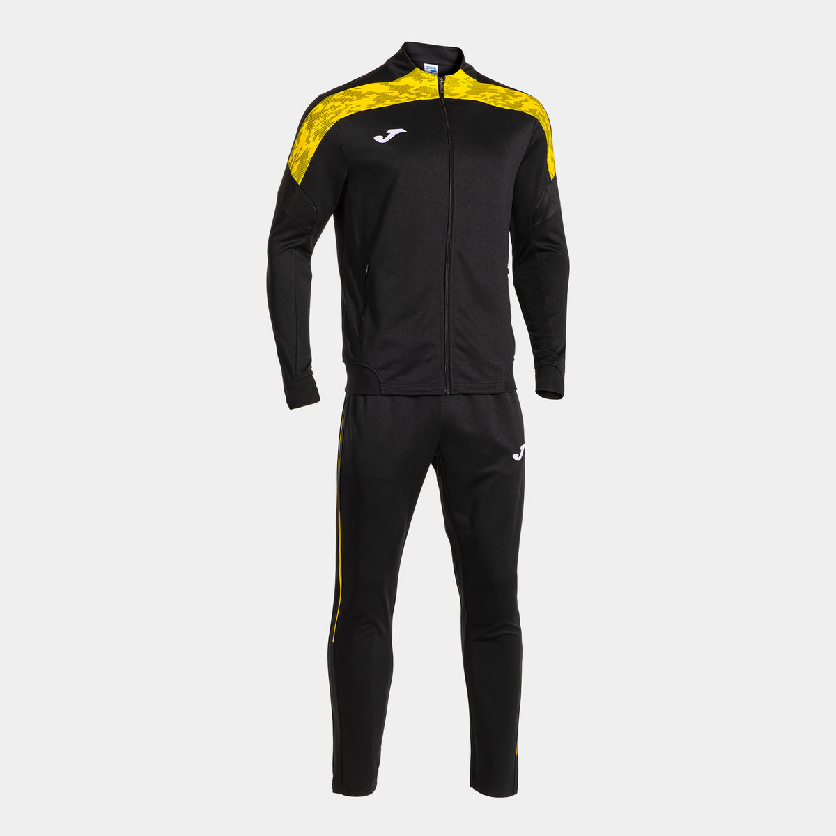 Joma Championship VIII Tracksuit (Adult) - Black Yellow