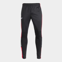 Joma Long Pants Championship IV (Junior) - Black Red