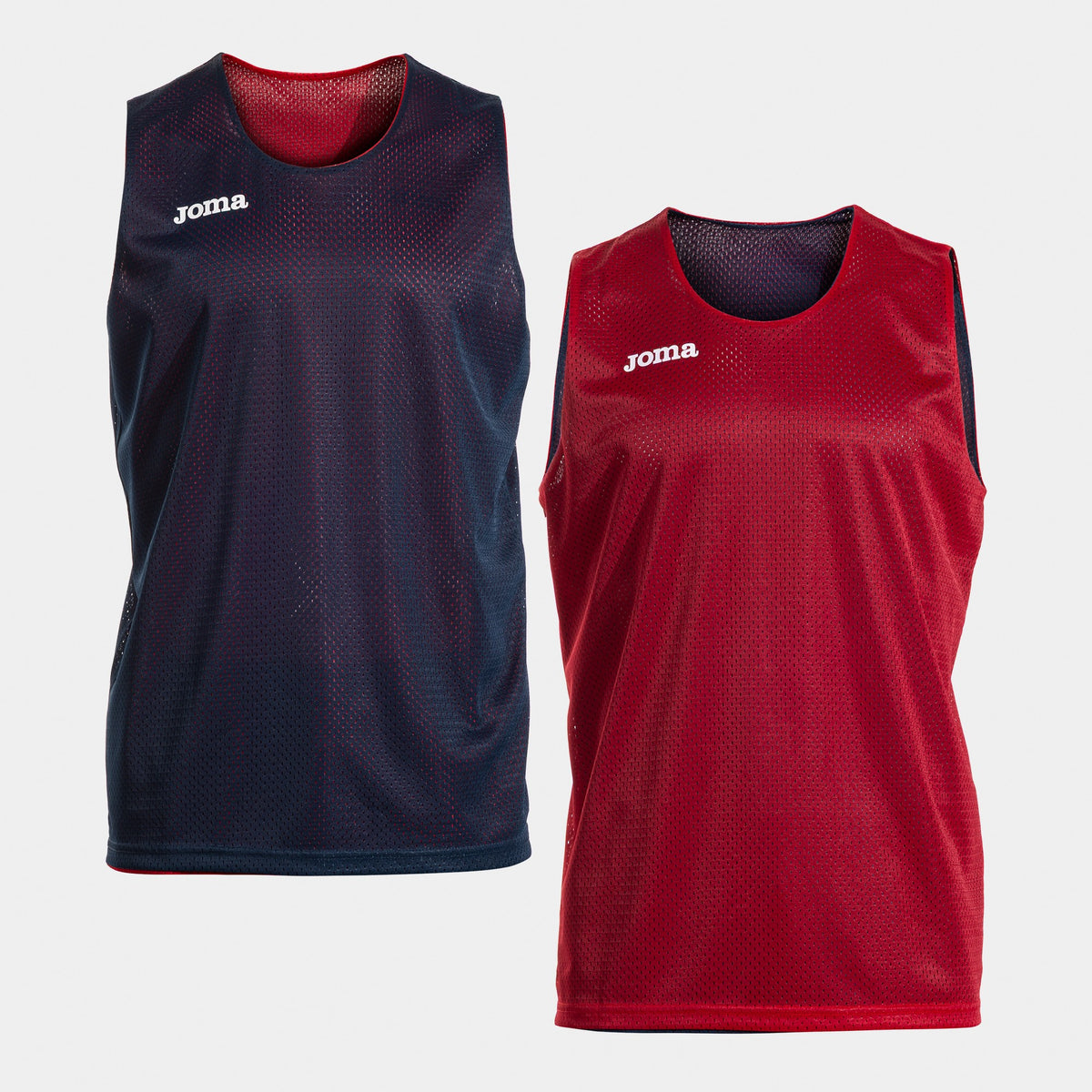 Joma Aro Sleeveless Shirt (Adult) - Navy Blue Red