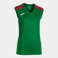 Joma Championship VIII Sleeveless Shirt (Adult) - Green Red