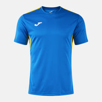 Joma Winner IV Short Sleeve T-shirt (Junior) - Royal Blue Yellow