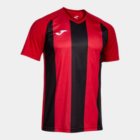 Joma Inter IV Short Sleeve T-shirt (Adult) - Red Black