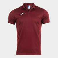 Joma Hobby Polo Shirt S/s (Junior) - Burgundy