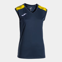 Joma Championship VIII Sleeveless Shirt (Junior) - Dark Navy Yellow