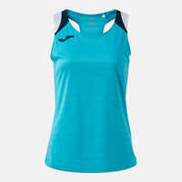 Joma Terra Tank Top (Adult) - Fluorescent Turquoise Dark Navy