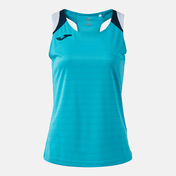 Joma Terra Tank Top (Adult) - Fluorescent Turquoise Dark Navy