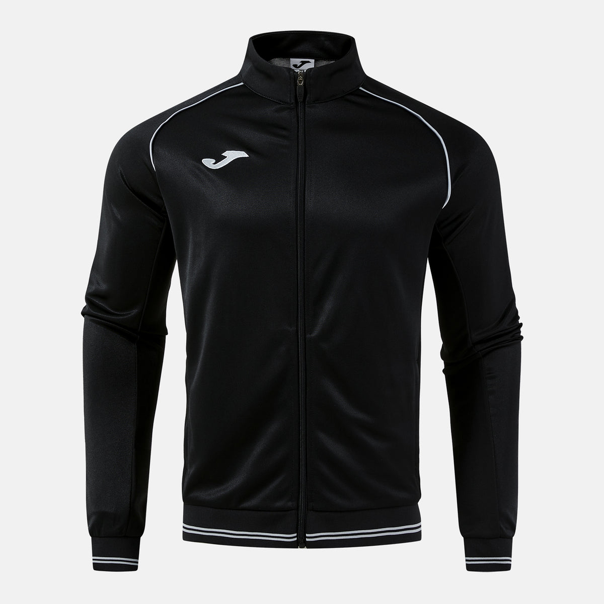 Joma Vintage Eco Retro Full Zip Sweatshirt (Adult) - Black Gray